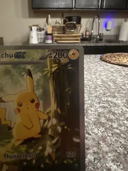 Pikachu ex 276/217 Mega Evo: Ascended Heroes SIR Holo NM - Fresh Pull Clean Card - Image 4