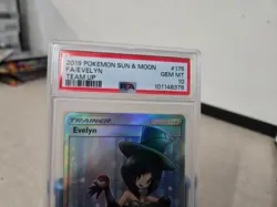 Evelyn 175/181 PSA 10 Sun & Moon Team Up Holo Card Full Art - Image 2
