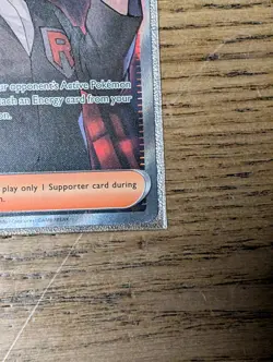 Pokemon TCG Giovanni's Charisma 197/165 Full Art Ultra Rare Card SV 151 - Image 3