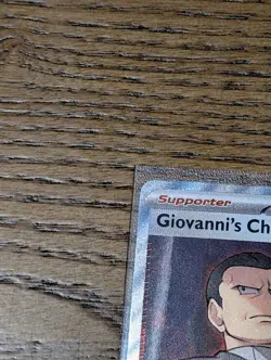 Pokemon TCG Giovanni's Charisma 197/165 Full Art Ultra Rare Card SV 151 - Image 4