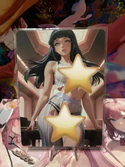 Matte Beautiful Waifu Handmade Card Goddess Story CCG Anime Double Sided - Image 2