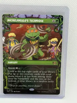 Michelangelo's Technique (Showcase) Teenage Mutant Ninja Turtles Regular 0239 - Image 1