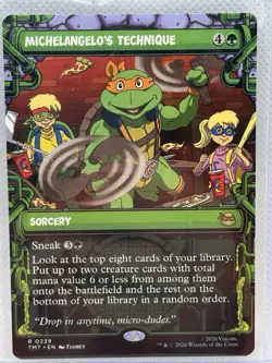 Michelangelo's Technique (Showcase) Teenage Mutant Ninja Turtles Regular 0239 - Image 1