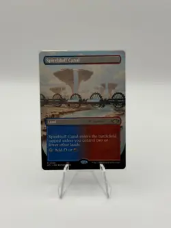 MTG - Spirebluff Canal (Borderless) - Normal - Outlaws of Thunder Junction - NM - Image 1