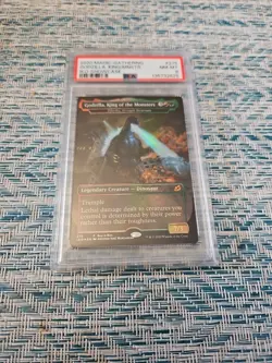 2020 MTG Ikoria: Lair of Behemoths #275 Godzilla, King of the Monsters PSA 8 - Image 1