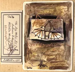 MTG ARTIST PROOF Antiquities Ornithopter AP Sketch Art Amy WEBER Magic - Image 1