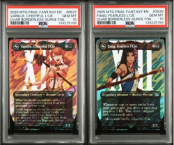 PSA 10 SEQUENTIAL 10S FANG & VANILLE BORDERLESS SURGE FOIL FINAL FANTASY MTG - Image 1