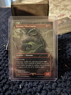 Hunting Velociraptor Borderless Universes Beyond: Jurassic World Collection MTG - Image 1