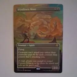 Windborn Muse (Borderless) - Foil NM MTG Dominaria Remastered - Image 1