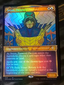 Stenn Paranoid Partisan Showcase FOIL , Dominaria United , NM,MTG,FREE SHIPPING - Image 1