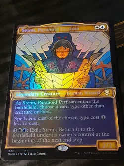Stenn Paranoid Partisan Showcase FOIL , Dominaria United , NM,MTG,FREE SHIPPING - Image 2