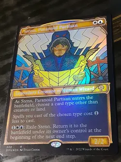 Stenn Paranoid Partisan Showcase FOIL , Dominaria United , NM,MTG,FREE SHIPPING - Image 3