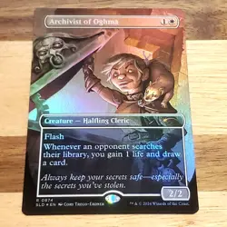 1x Archivist of Oghma, Foil, Secret Lair - 0874, MTG Off Center - Image 1
