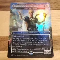 1x Dwight Schrute, Hay King - Heliod, Sun-Crowned, Secret Lair, MTG Off Center - Image 1
