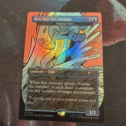 Man Ray, Eco Avenger, Deepglow Skate (2362) TMNT Secret Lair Drop Foil NM - Image 1