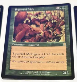 Magic the Gathering Squirrel Mob Odyssey set Rare, NM, NP - Image 1