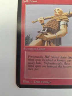 Magic the Gathering Alpha Hill Giant. Near Mint. Unplayed. - Image 4