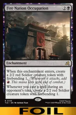 Fire Nation Occupation ** FOIL #105 ** Avatar: Eternal - NM MTG - Image 1