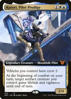 Kotori, Pilot Prodigy - Extended Art NEC NM MTG - Image 1