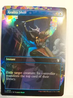 Reality Shift (Borderless) Commander Masters Foil - Image 1