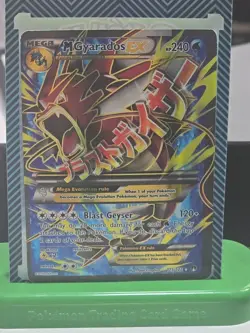 Pokemon TCG M Gyarados EX 115/122 Full Art Shiny Breakpoint Holo Card - Image 1