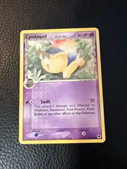 Cyndaquil Delta Species 45/101 Pokemon TCG Dragon Frontiers G3 Vintage 2006 NM - Image 1