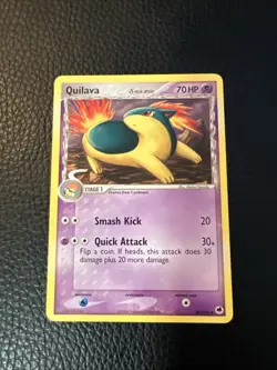 Quilava Delta Species 36/101 Pokemon TCG Dragon Frontiers G3 Vintage 2006 NM - Image 1