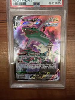 Pokemon 2022 Rayquaza VMAX TG20/TG30 Full Art Silver Tempest GEM MINT PSA 10 - Image 2