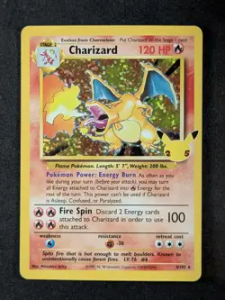 2021 Pokemon CHARIZARD #4/102 Celebrations: Classic Collection Holo Rare English - Image 1