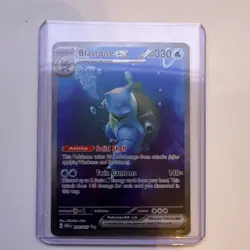 Pokemon Blastoise ex 200/165 Sv: Scarlet & Violet 151 Special Illustration Rare… - Image 1