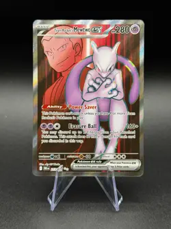 Team Rocket's Mewtwo ex 213/182 Ultra Rare Destined Rivals Pokemon NM/M - Image 1