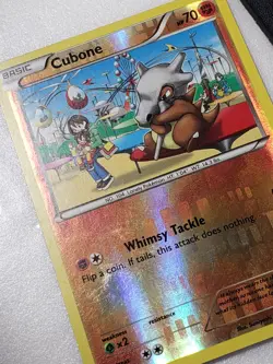 REVERSE HOLO Cubone 77/162 LP - Breakthrough Pokemon Card Sumiyoshi Kizuki - Image 2