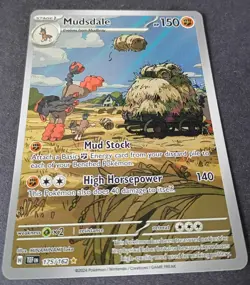 Pokemon - Mudsdale 175/162 - SV Temporal Forces - Illustration Rare - NM - Image 2