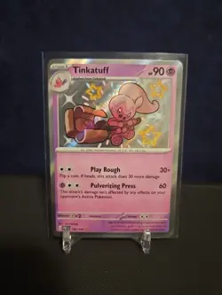 Tinkatuff 166/091 Baby Shiny - Paldean Fates - Pokemon TCG - SHIPS FAST - Image 1