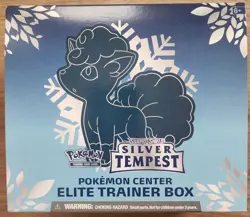 Pokemon TCG Sword & Shield: Silver Tempest Elite Trainer Box- OPENED - Image 1