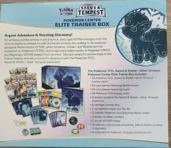 Pokemon TCG Sword & Shield: Silver Tempest Elite Trainer Box- OPENED - Image 2