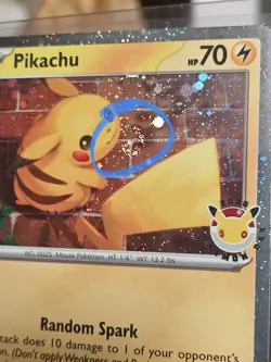 PENTA SWIRL 🌀Pokemon TCG Pikachu 051/162 Stamped 2026 Pokemon Day Promo - Image 3