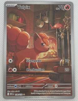 Pokemon 2025 Mega Evolution Vulpix #138/132 - NM - Image 1