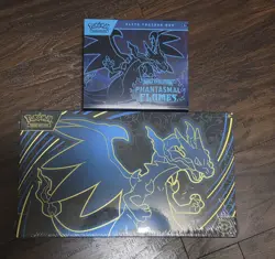 Pokemon TCG UPC and ETB Bundle - Phantasmal Flames & Mega Charizard X Sealed - Image 1