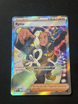 Pokemon TCG Ryme SV03: Obsidian Flames 221/197 Holo Ultra Rare Near Mint NM - Image 1
