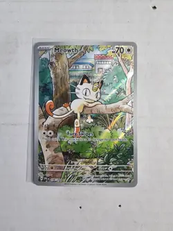 Meowth 106/94 Pokemon TCG: Phantasmal Flames Illustration Rare NM/M - Image 1