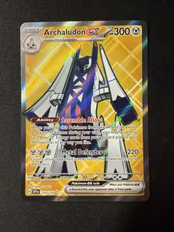Archaludon ex 224/191 Ultra Rare Pokemon Surging Sparks NM - Image 1