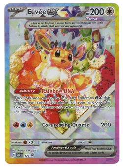POKEMON TCG EEVEE EX 174 PRISMATIC EVOLUTIONS BLACK STAR PROMO - Image 1