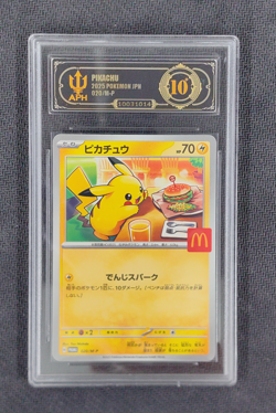 APH Black 10 Pikachu McDonald's Promo Japanese 020/M-P 2025 Pokemon - Image 1