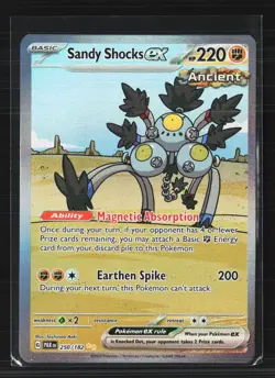Pokemon 2023 Paradox Rift Sandy Shocks EX RR #250/182 - Image 1