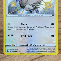 Corvisquire SV102/SV122 Shiny Holo Rare Shining Fates Pokemon TCG - Image 3
