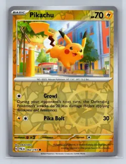 PIKACHU 062/193 C PALDEA EVOLVED POKEMON REVERSE HOLO NM - Image 1
