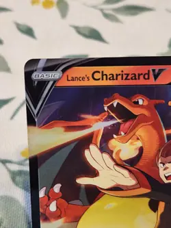 Pokemon TCG: Lance's Charizard V Celebrations Black Star Promo SWSH133 - Image 3