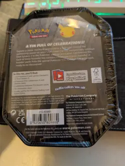 Pokemon TCG 25th Anniversary Celebrations Tin Dark Sylveon V Factory Sealed New - Image 2
