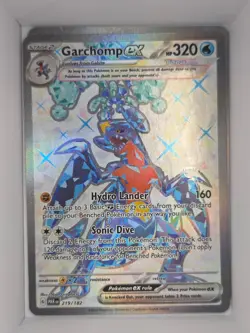 Pokemon TCG Garchomp ex 219/182 SV: Paradox Rift Full Art Near Mint - Image 1